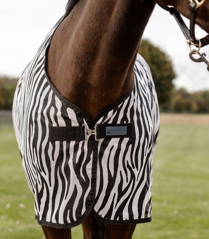 Попона москитная  Зебра с ремнями от Stable.by